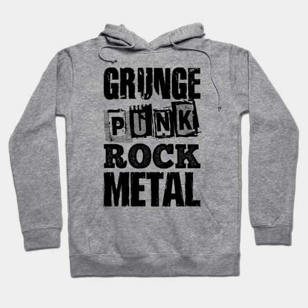 GRUNGE PUNK ROCK METAL Hoodie by BG305